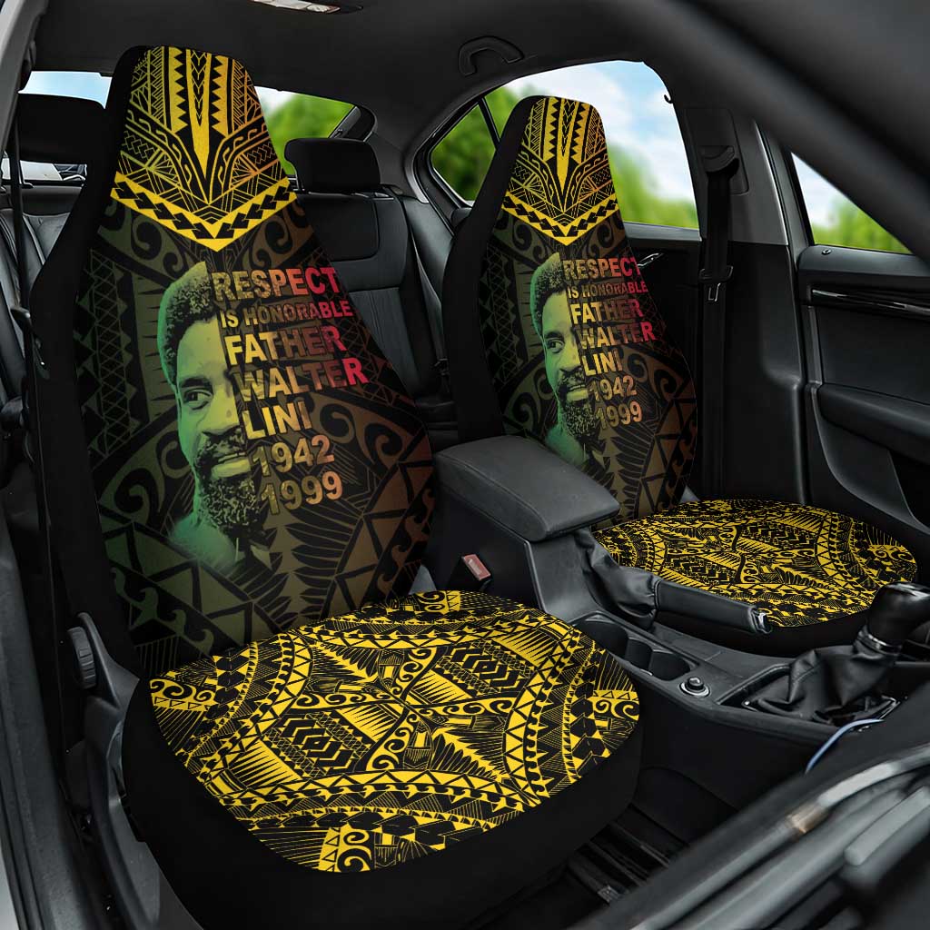 Happy Vanuatu Father Lini Day Car Seat Cover