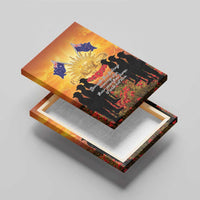 ANZAC Day Canvas Wall Art Remembrance Tribute Soldiers And Poppy Field LT05 - Polynesian Pride