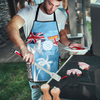 Fiji Day 2026 Apron Masi Tapa Pattern With Palm Tree LT05 - Polynesian Pride