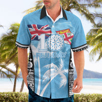 Personalised Fiji Day 2026 Hawaiian Shirt Masi Tapa Pattern With Palm Tree LT05 - Polynesian Pride
