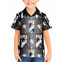 Bula Fiji Hawaiian Shirt Black Makare Masi Tapa Pattern LT05 - Polynesian Pride