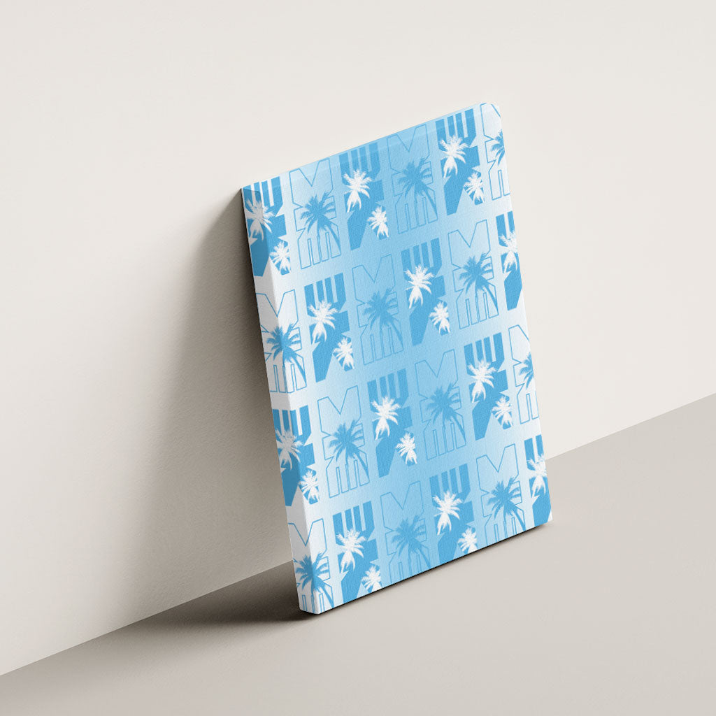 Bula Fiji Canvas Wall Art White Makare Masi Tapa Pattern LT05 - Polynesian Pride
