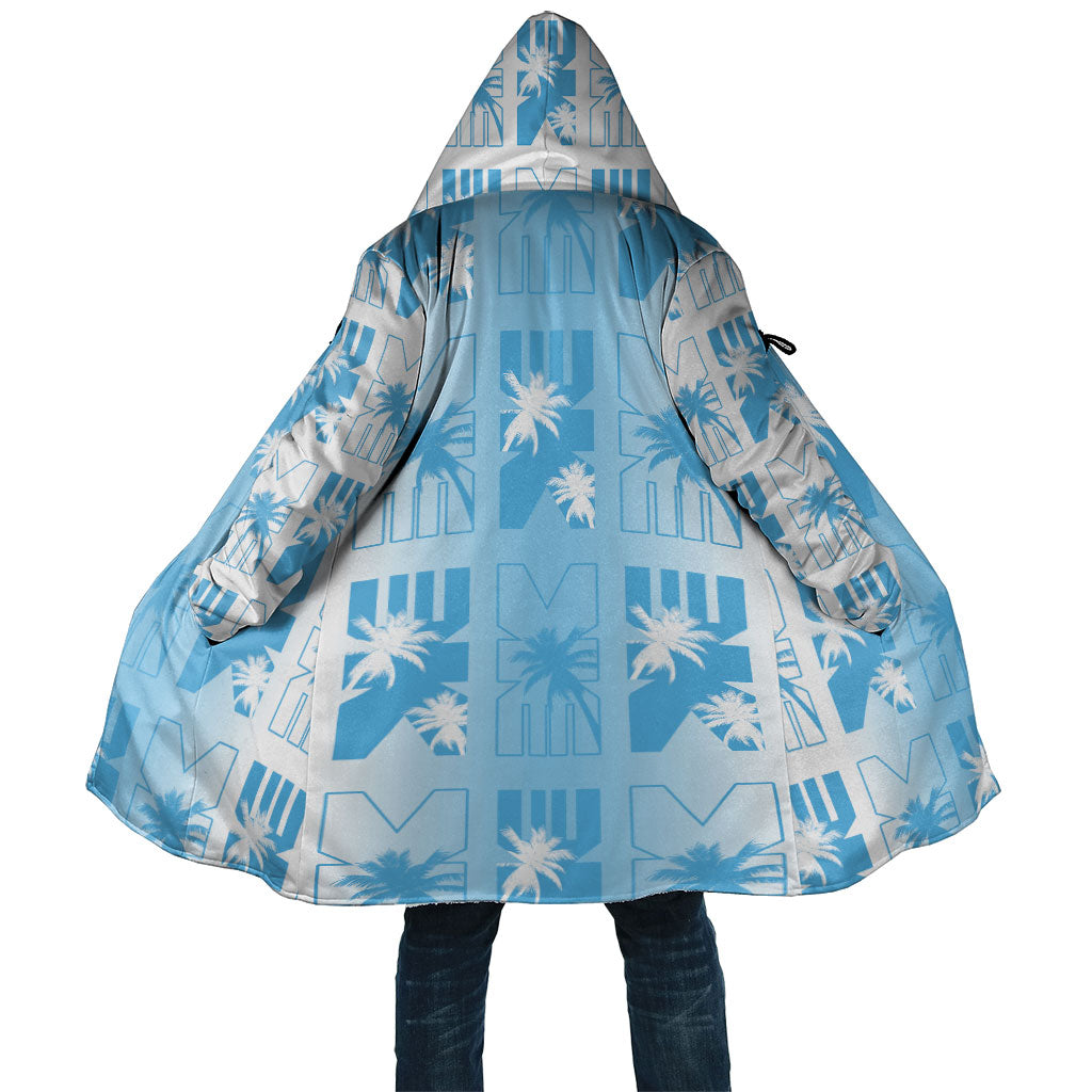 Bula Fiji Cloak White Makare Masi Tapa Pattern LT05 Unisex White - Polynesian Pride