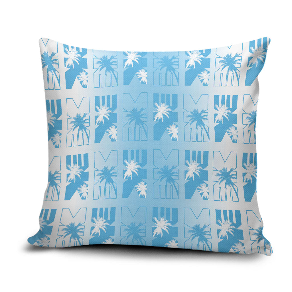 Bula Fiji Pillow Cover White Makare Masi Tapa Pattern LT05 White - Polynesian Pride