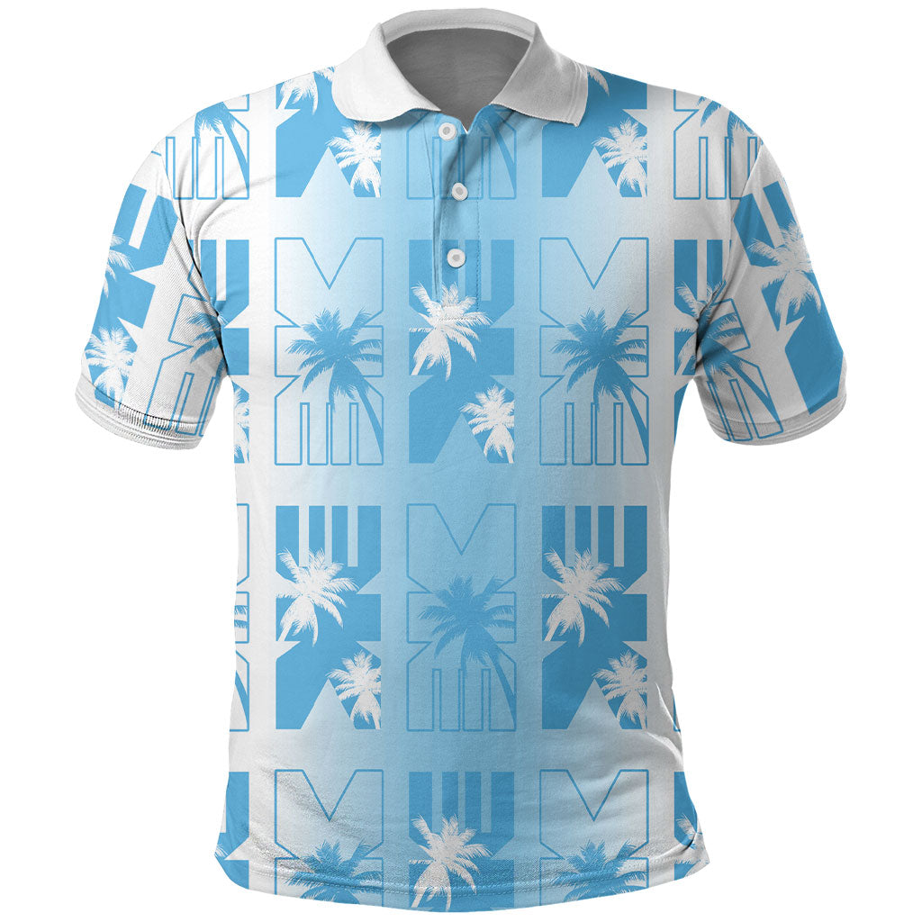 Bula Fiji Polo Shirt White Makare Masi Tapa Pattern LT05 White - Polynesian Pride