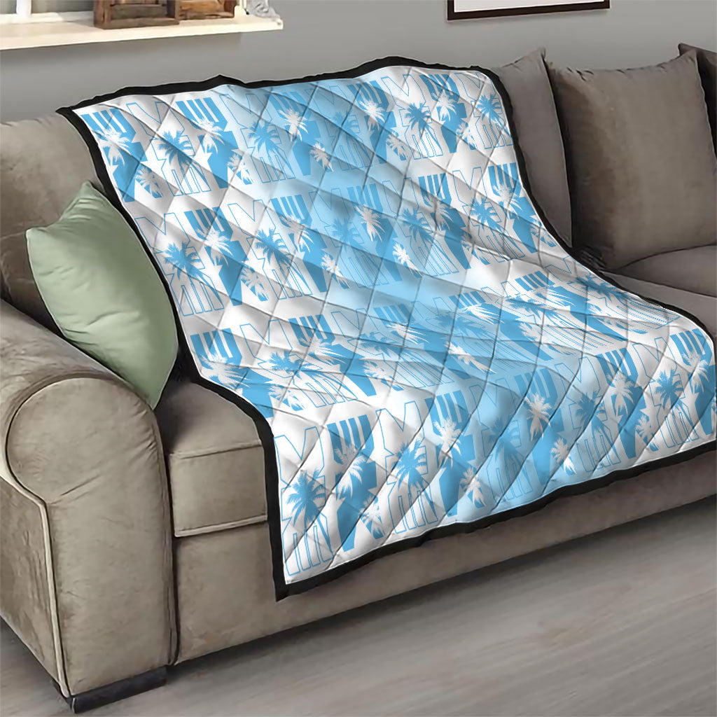 Bula Fiji Quilt White Makare Masi Tapa Pattern LT05 - Polynesian Pride