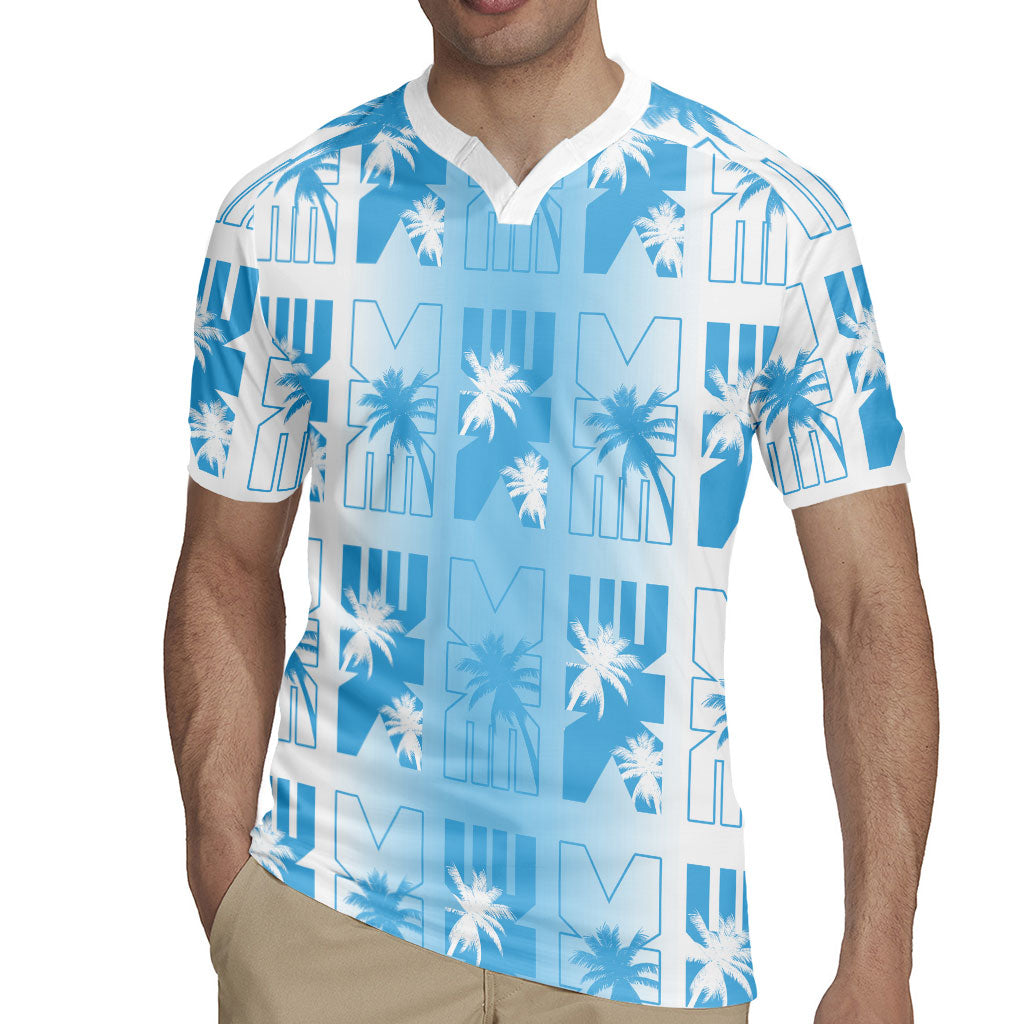 Bula Fiji Rugby Jersey White Makare Masi Tapa Pattern LT05 - Polynesian Pride