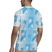 Bula Fiji Rugby Jersey White Makare Masi Tapa Pattern LT05 - Polynesian Pride
