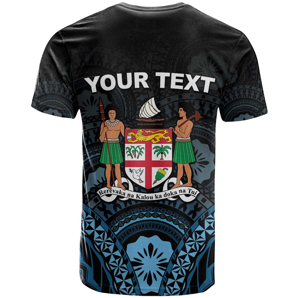 Personalised Happy Fiji Day 1970 T Shirt Flag Grunge Style LT05 - Polynesian Pride