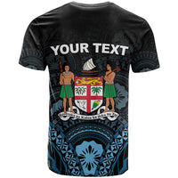 Personalised Happy Fiji Day 1970 T Shirt Flag Grunge Style LT05 - Polynesian Pride