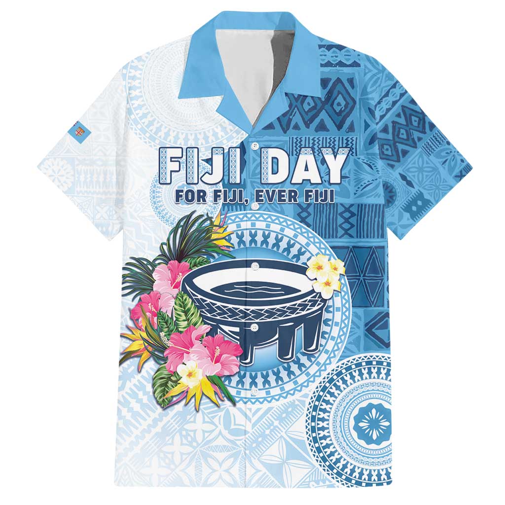 Fiji Day Family Matching Short Sleeve Bodycon Dress and Hawaiian Shirt Proud To Be Fijian