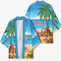 Hawaii Jolly Christmas Kimono Xmas Is Better At The Beach LT05 - Polynesian Pride