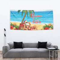 Hawaii Jolly Christmas Tapestry Xmas Is Better At The Beach LT05 - Polynesian Pride