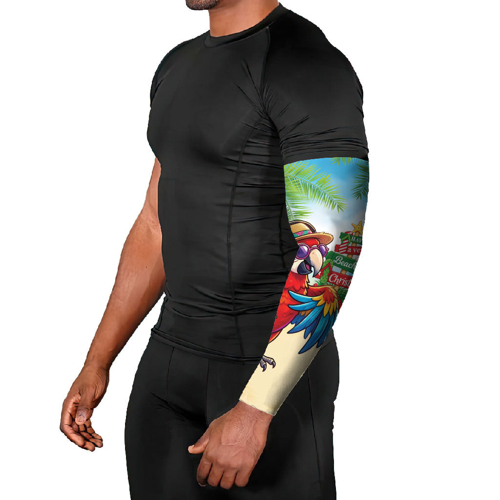 Hawaii Christmas Arm Sleeves Have A Very Beachy Christmas LT05 - Polynesian Pride