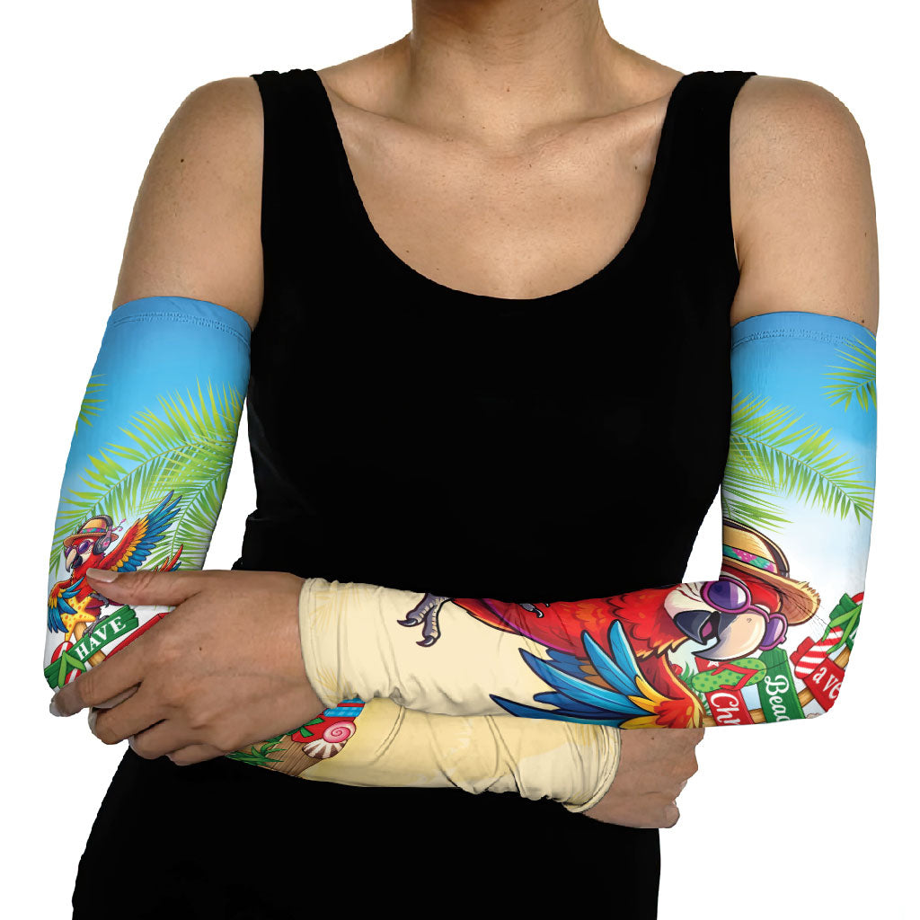 Hawaii Christmas Arm Sleeves Have A Very Beachy Christmas LT05 - Polynesian Pride