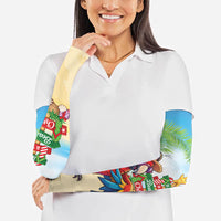 Hawaii Christmas Arm Sleeves Have A Very Beachy Christmas LT05 - Polynesian Pride
