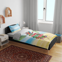 Hawaii Christmas Bedding Set Have A Very Beachy Christmas LT05 - Polynesian Pride