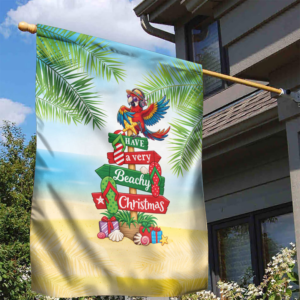 Hawaii Christmas Garden Flag Have A Very Beachy Christmas LT05 - Polynesian Pride