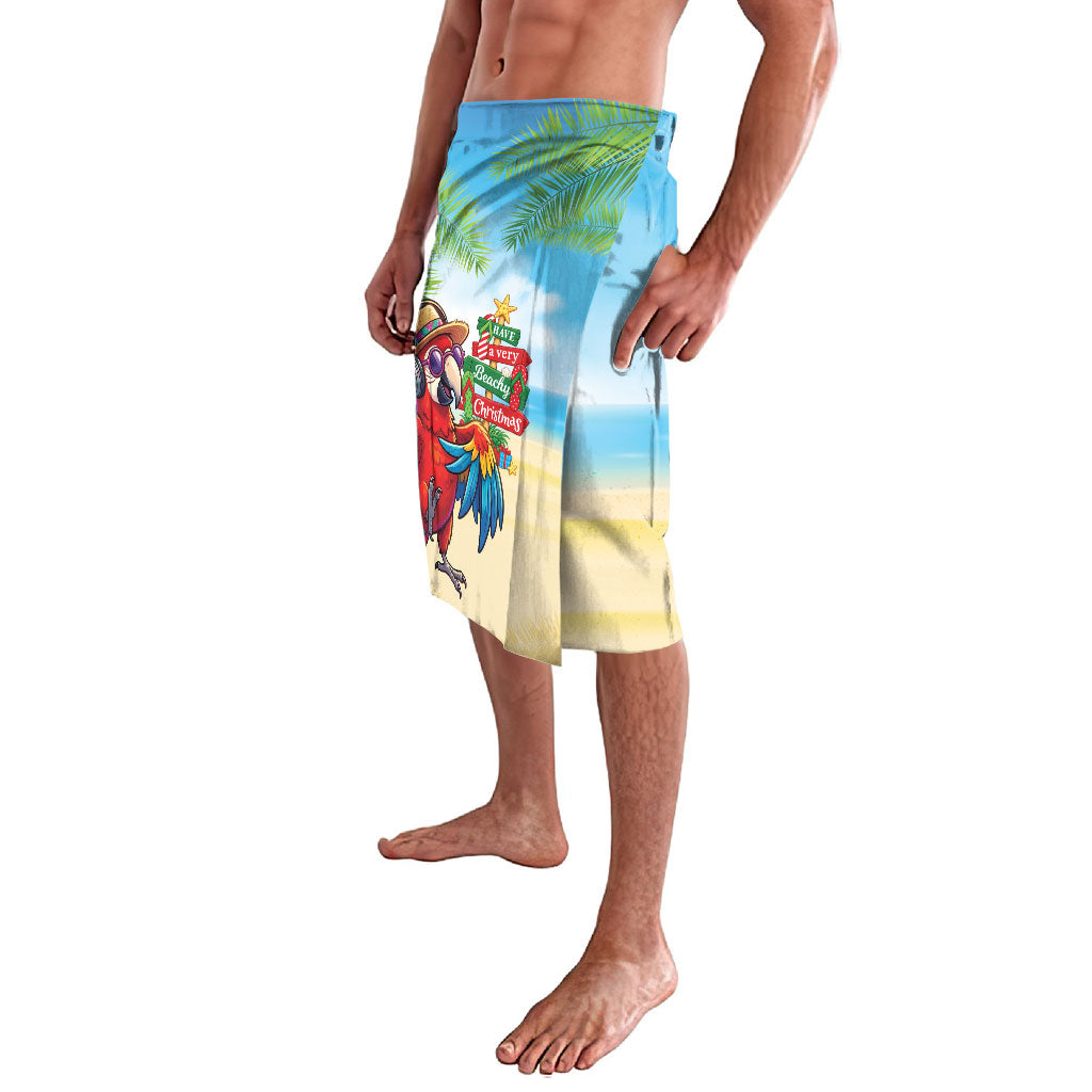 Hawaii Christmas Lavalava Have A Very Beachy Christmas LT05 - Polynesian Pride