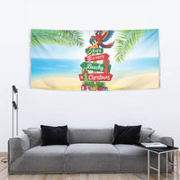 Hawaii Christmas Tapestry Have A Very Beachy Christmas LT05 - Polynesian Pride