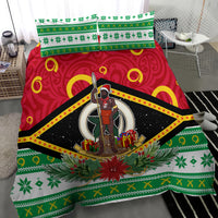 Vanuatu Christmas Bedding Set Santa God Yumi LT05 - Polynesian Pride
