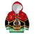 Personalized Vanuatu Christmas Kid Hoodie Santa God Yumi LT05 Hoodie Red - Polynesian Pride