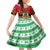 Personalized Vanuatu Christmas Kid Short Sleeve Dress Santa God Yumi LT05 KID Red - Polynesian Pride
