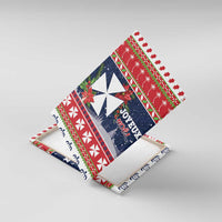 Wallis and Futuna Christmas Canvas Wall Art Poinsettia Joyeux Noel