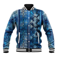 Hawaii Makahiki Turtle Baseball Jacket Galaxy Tapa Pattern - Polynesian Pride