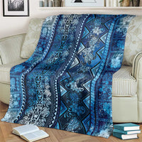Hawaii Makahiki Turtle Blanket Galaxy Tapa Pattern - Polynesian Pride