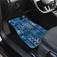 Hawaii Makahiki Turtle Car Mats Galaxy Tapa Pattern - Polynesian Pride