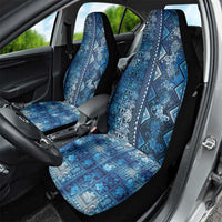Hawaii Makahiki Turtle Car Seat Cover Galaxy Tapa Pattern - Polynesian Pride