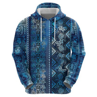 Hawaii Makahiki Turtle Hoodie Galaxy Tapa Pattern - Polynesian Pride
