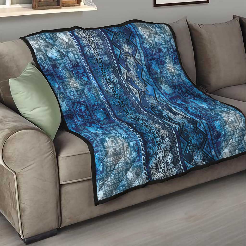 Hawaii Makahiki Turtle Quilt Galaxy Tapa Pattern - Polynesian Pride
