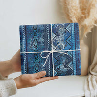 Hawaii Makahiki Turtle Wrapping Paper Galaxy Tapa Pattern - Polynesian Pride