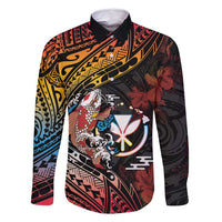 Hawaii And Japan Family Matching Summer Maxi Dress and Hawaiian Shirt Koi Fish With Kanaka Maoli