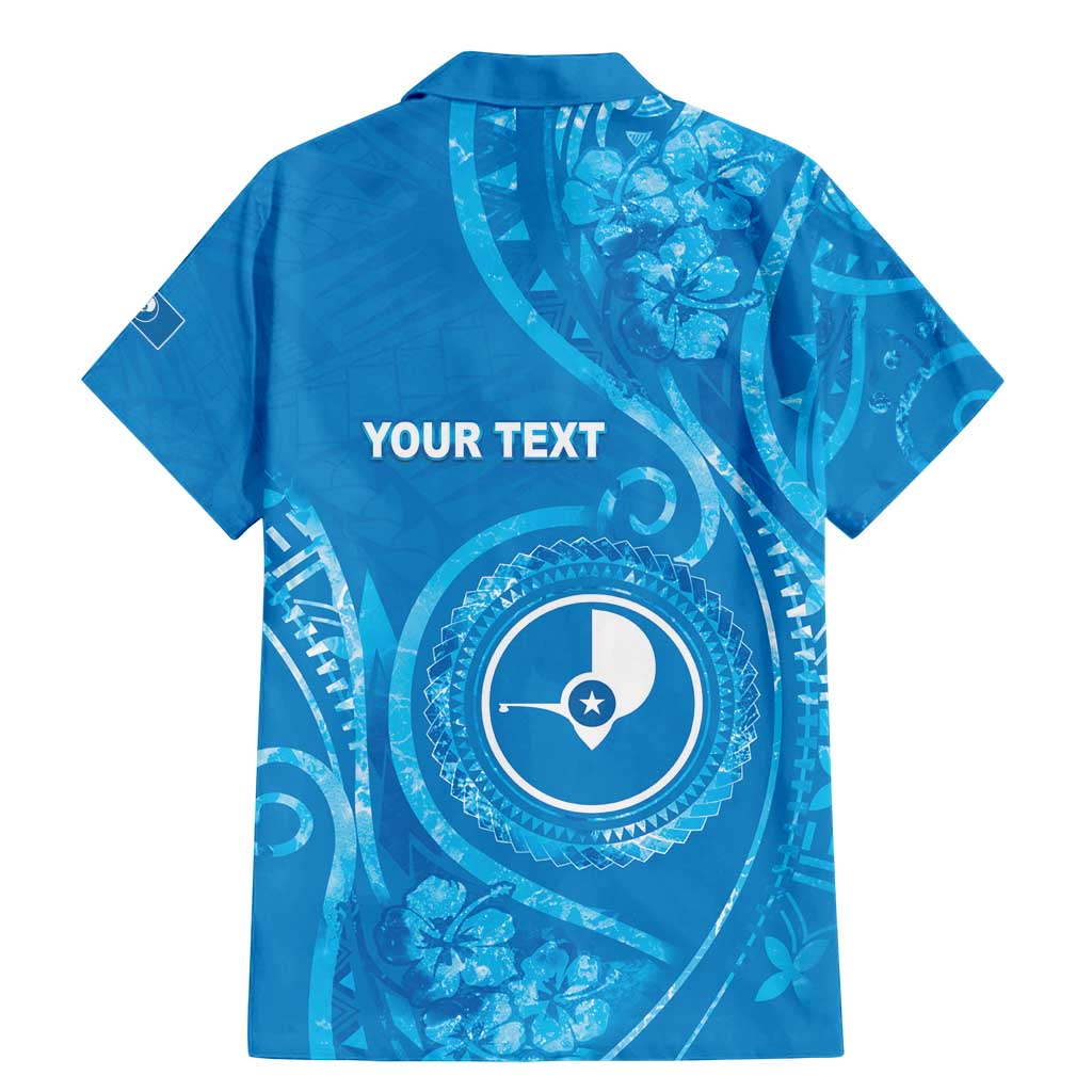 Personalised FSM Yap Family Matching Mermaid Dress and Hawaiian Shirt Ocean Floral Pattern