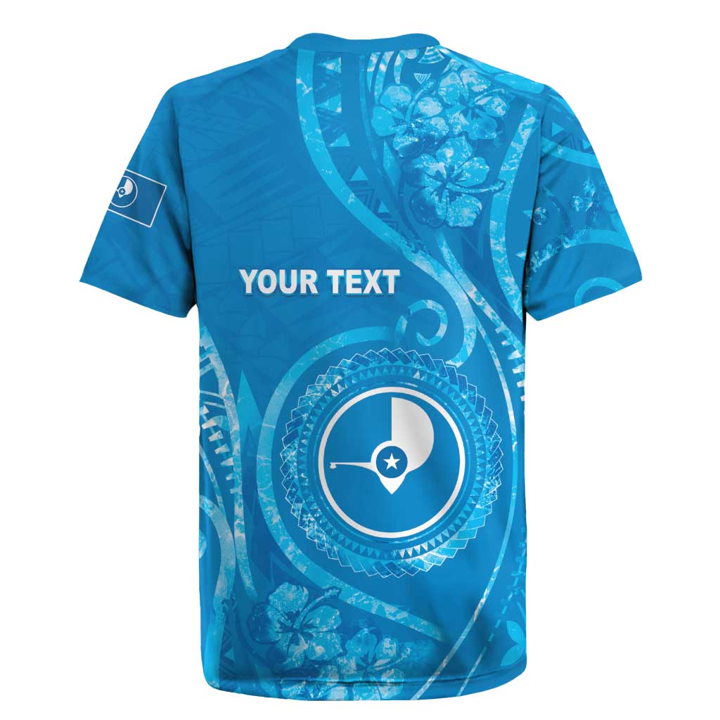 Personalised FSM Yap Rugby Jersey Ocean Floral Pattern