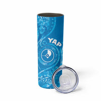 Personalised FSM Yap Skinny Tumbler Ocean Floral Pattern