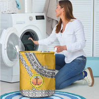 Personalised Anastasis College Laundry Basket Tonga Unique Style - Polynesian Pride