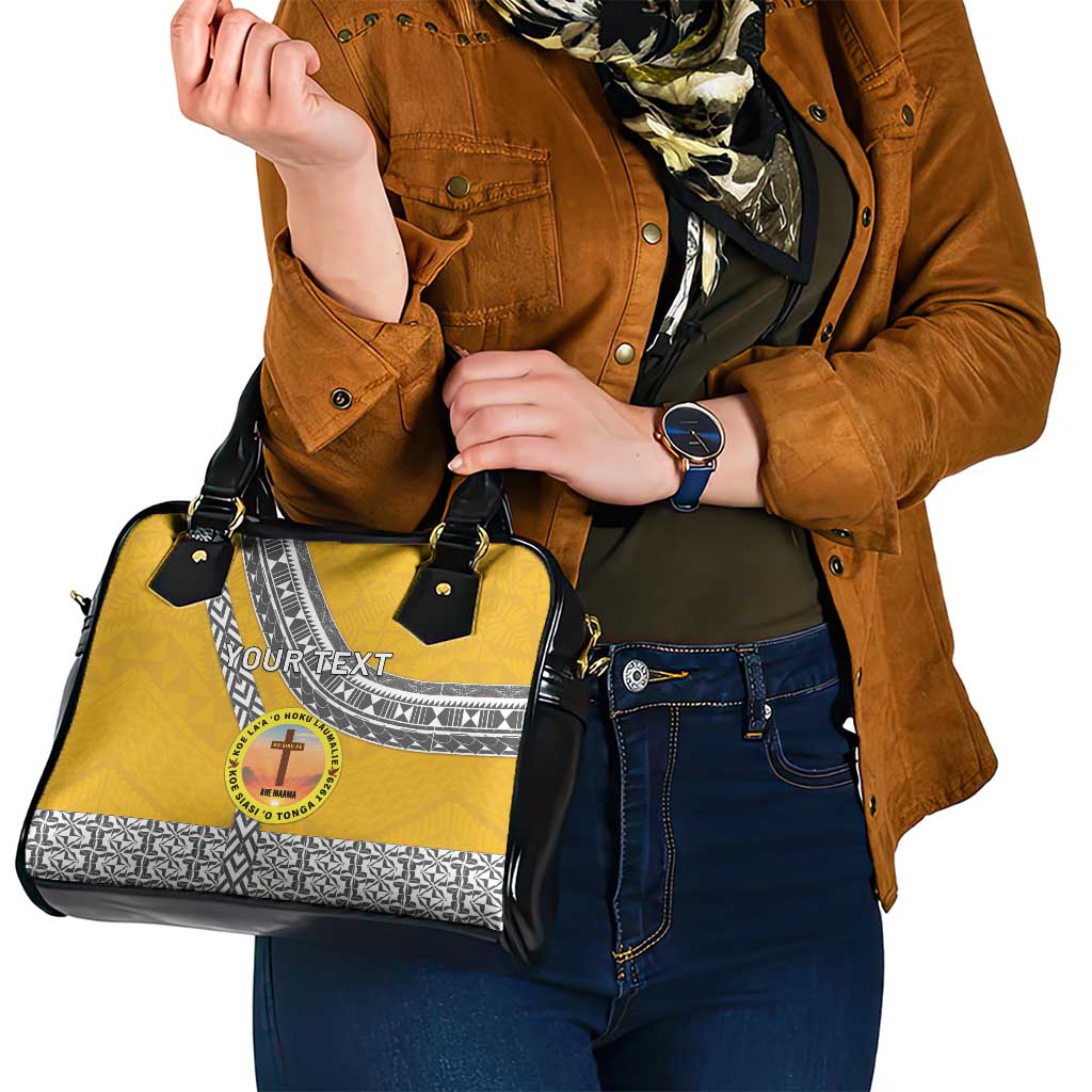 Personalised Anastasis College Shoulder Handbag Tonga Unique Style - Polynesian Pride
