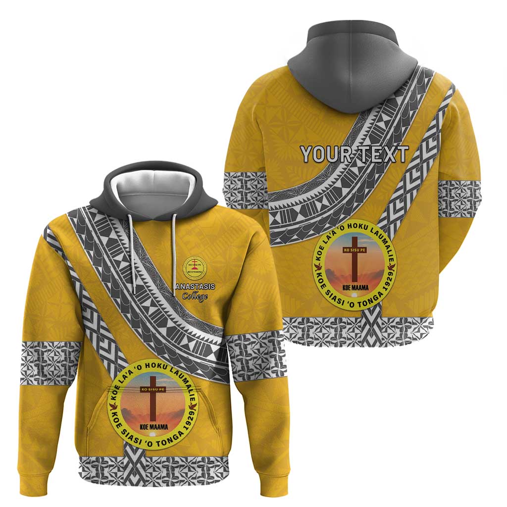Personalised Anastasis College Zip Hoodie Tonga Unique Style - Polynesian Pride