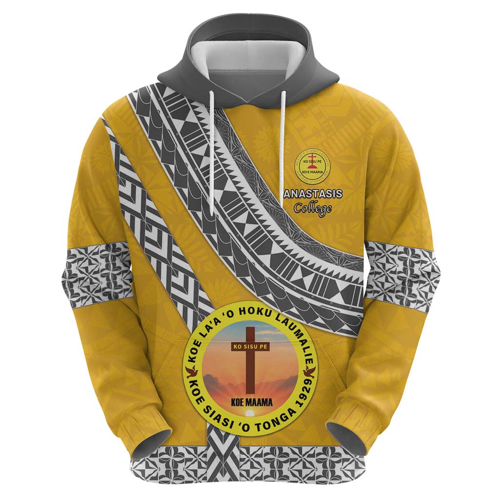Personalised Anastasis College Zip Hoodie Tonga Unique Style - Polynesian Pride