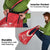 Heart Health Awareness Grocery Bag Polynesian Red Ribbon