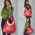 Heart Health Awareness Grocery Bag Polynesian Red Ribbon