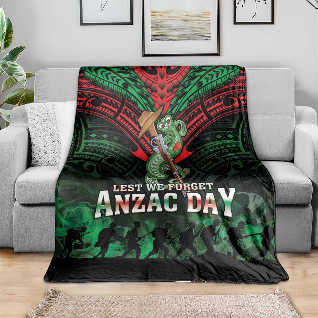 New Zealand ANZAC Day Blanket Aotearoa Hei Tiki