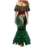 New Zealand ANZAC Day Family Matching Mermaid Dress and Hawaiian Shirt Aotearoa Hei Tiki