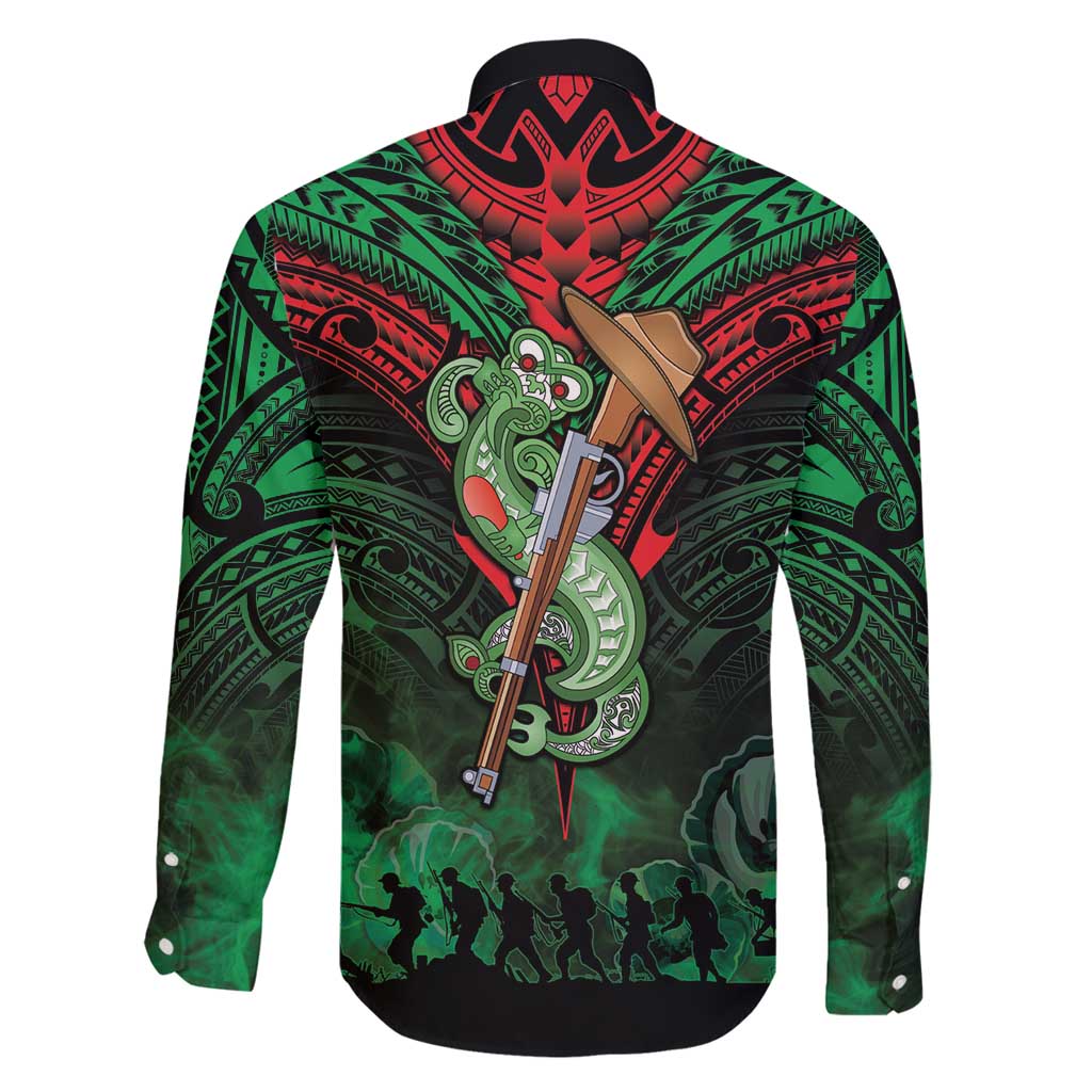 New Zealand ANZAC Day Family Matching Off Shoulder Maxi Dress and Hawaiian Shirt Aotearoa Hei Tiki