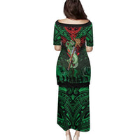 New Zealand ANZAC Day Family Matching Puletasi and Hawaiian Shirt Aotearoa Hei Tiki