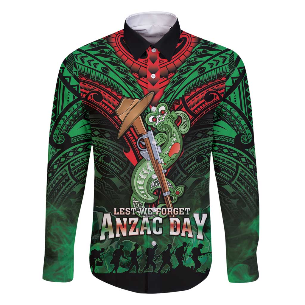 New Zealand ANZAC Day Family Matching Tank Maxi Dress and Hawaiian Shirt Aotearoa Hei Tiki